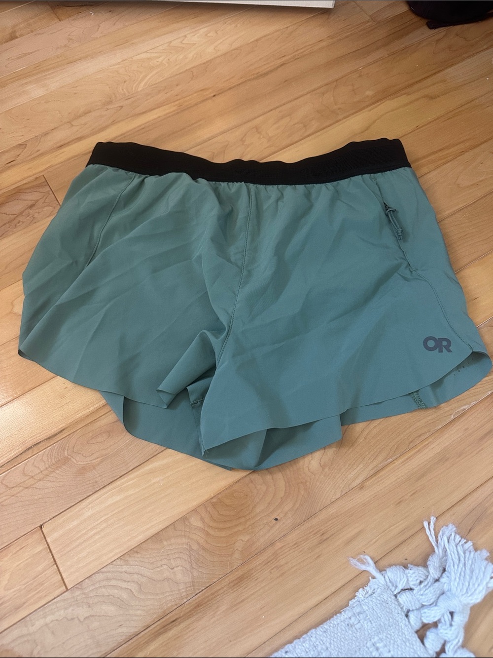 Outdoor Research Swift lite short - green Athletic Running Shorts